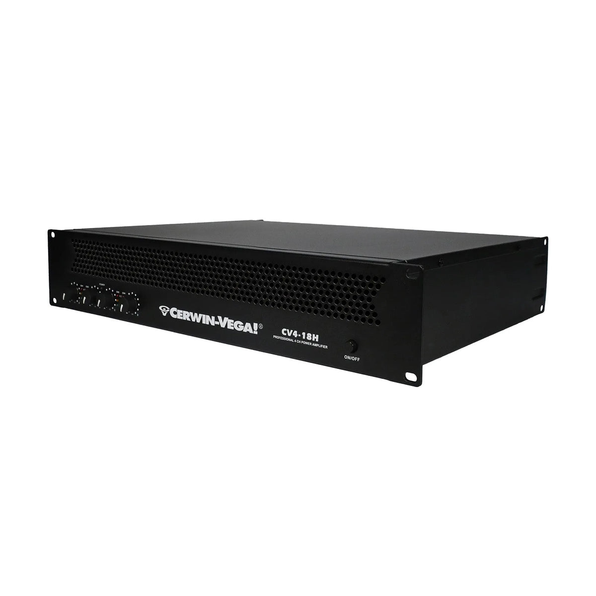 4-Channel Power Audio Amplifier, 1820W 120V-Bridging 8Ω - CV4-18H - Cerwin Vega