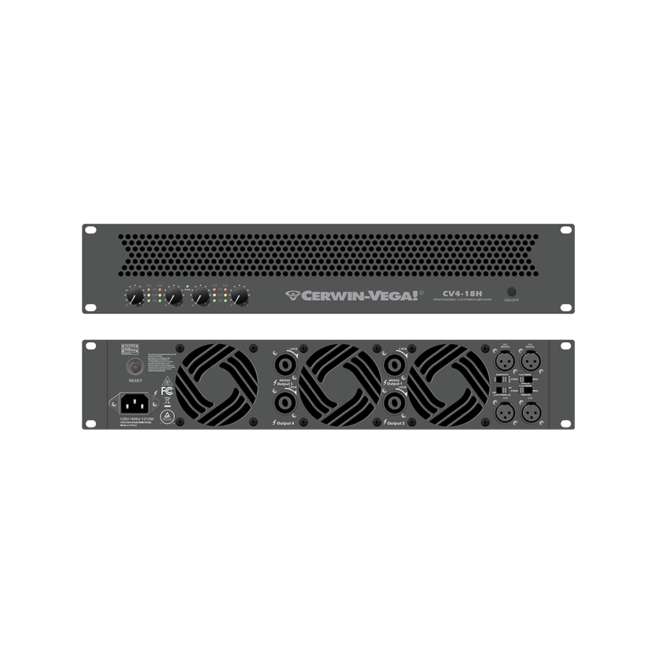 CV4-18H   4-CH Power Audio Amplifier, 1820W