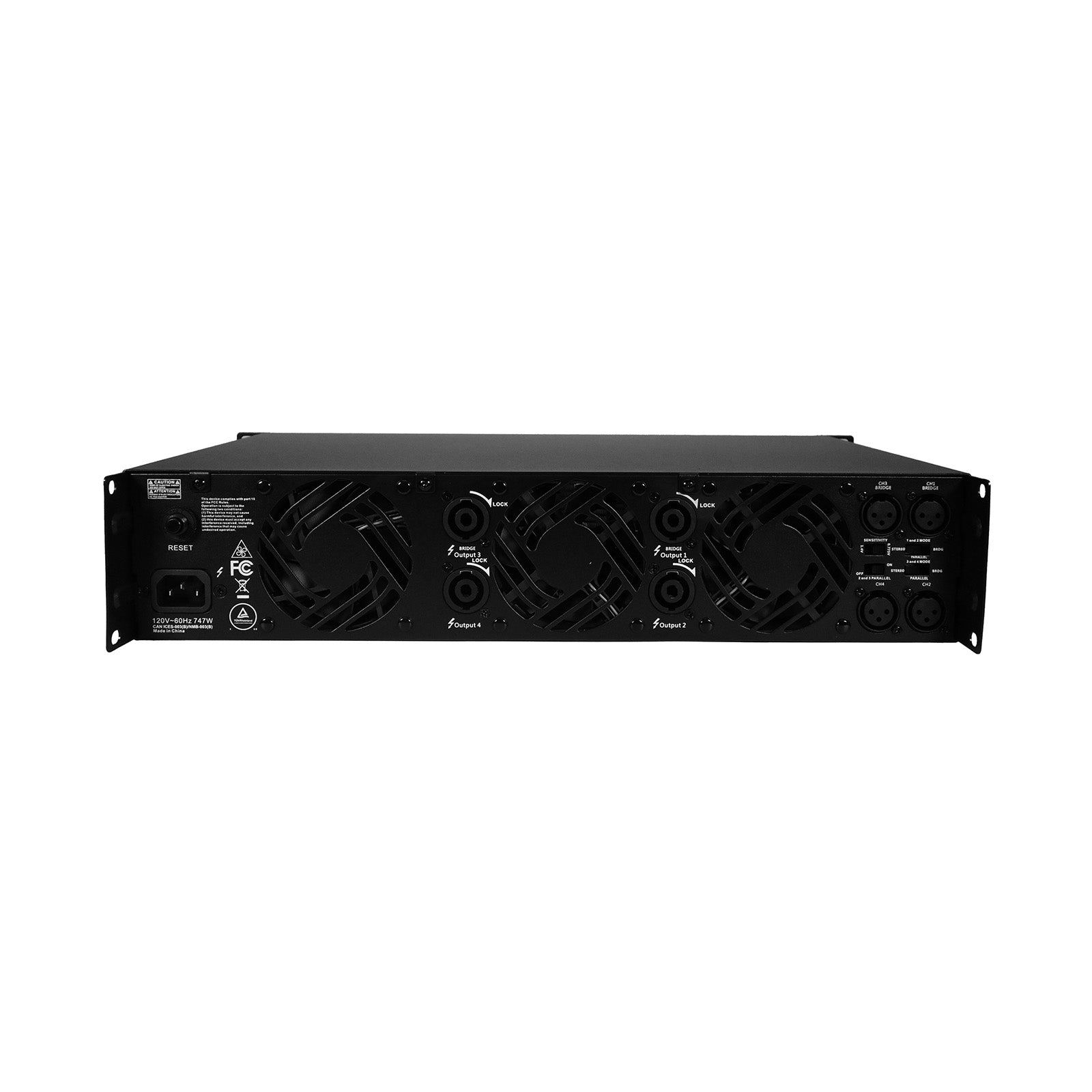 Cerwin-Vega CV4-8H 4-Channel Professional Power Amplifier
