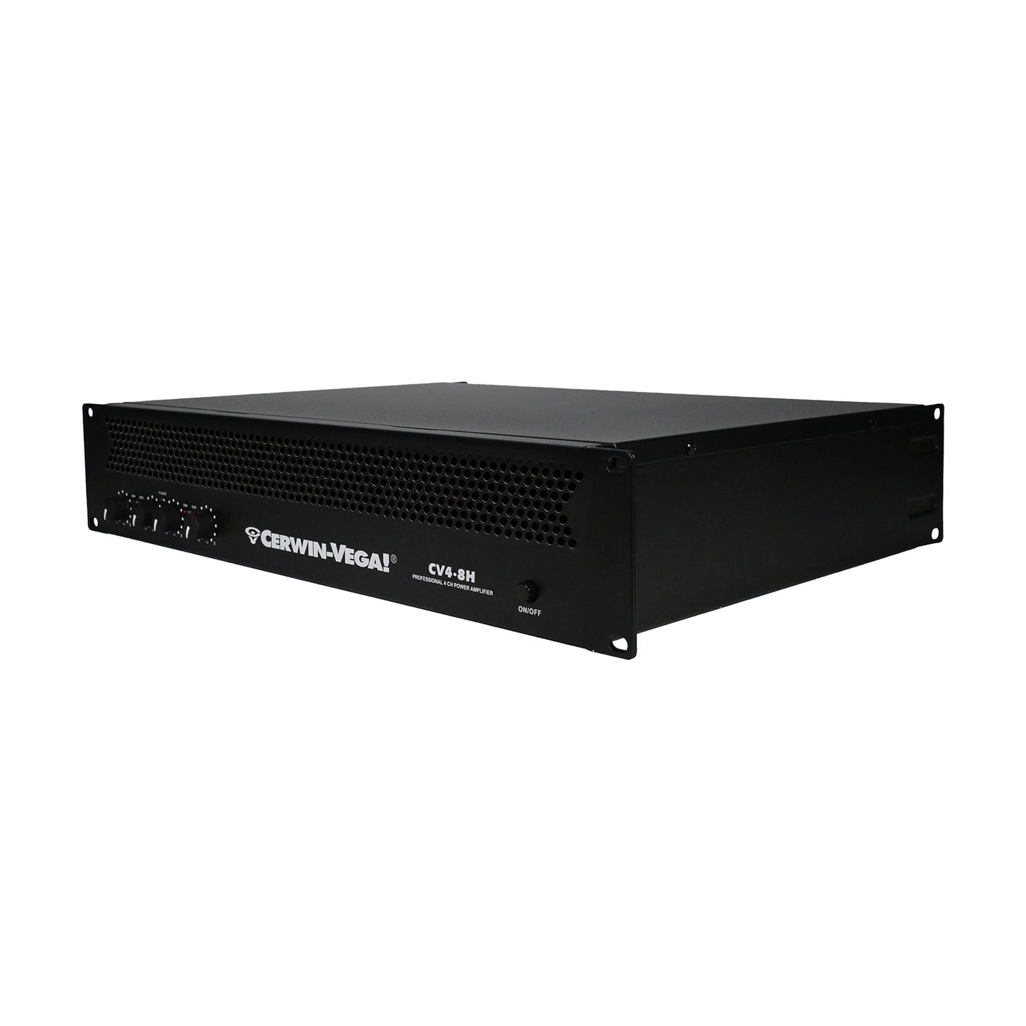 4-Channel Power Audio Amplifier, 1420W 120V-Bridging 8Ω - CV4-8H - Cerwin Vega