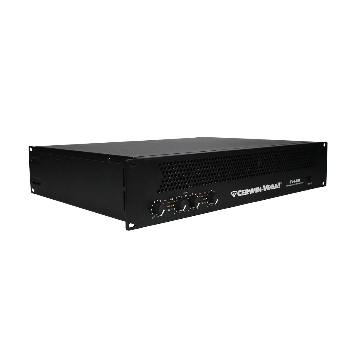 4-Channel Power Audio Amplifier, 1420W 120V-Bridging 8Ω - CV4-8H - Cerwin Vega