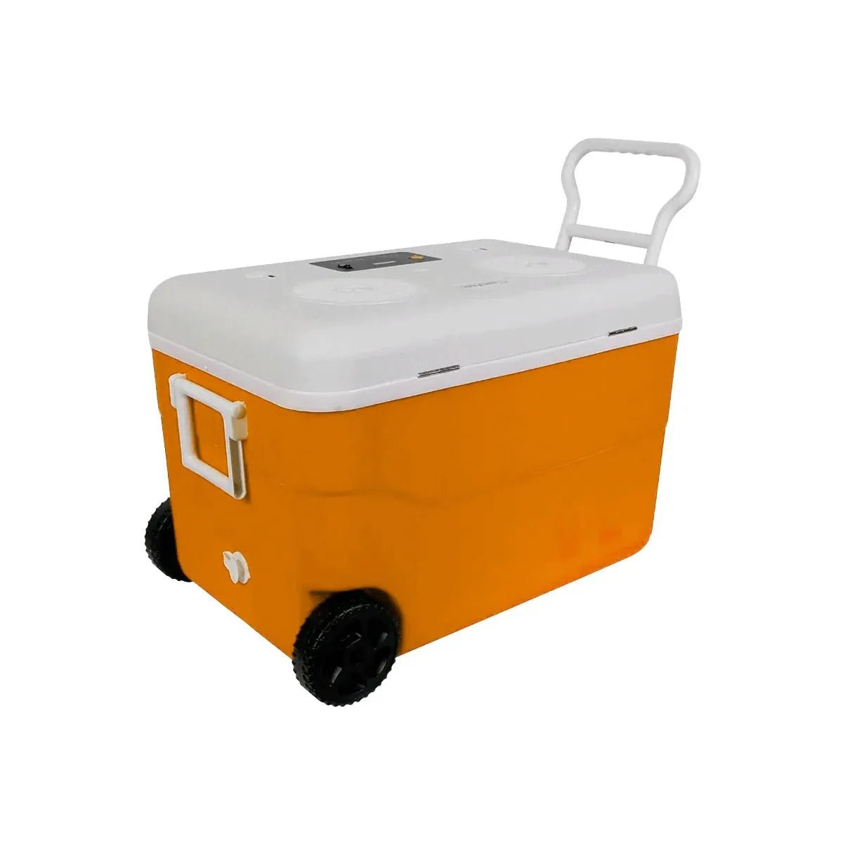 55QT Orange Cooler with 6.5" 2-Way Marine Built-In Speakers, BT Streaming, Phone Charger, 10hr Battery - CVC65OR - Cerwin Vega