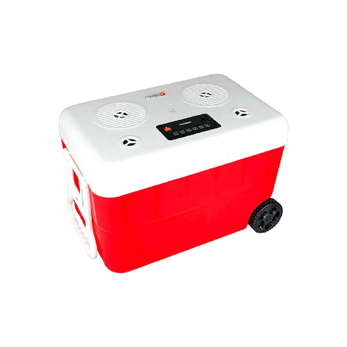 55QT Red Cooler with 6.5" 2-Way Marine Built-In Speakers, BT Streaming - Cerwin Vega