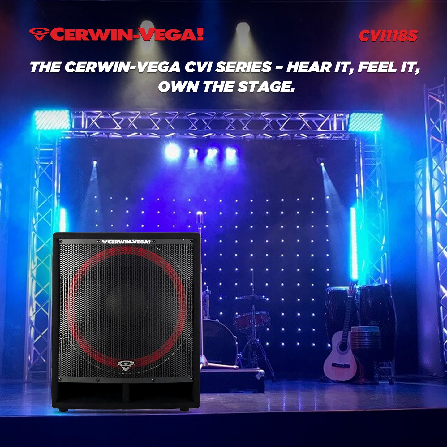 CVi-118S  18" Dedicated Passive Subwoofer