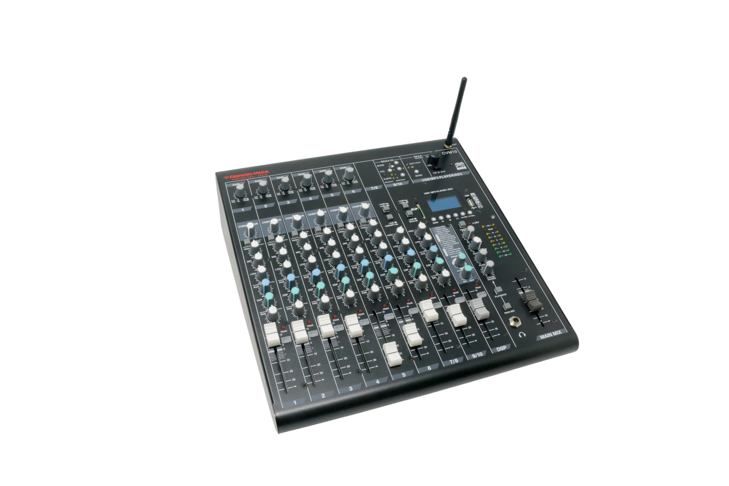 CVM10  10 CHANNEL MIXER W/BT & SKAA