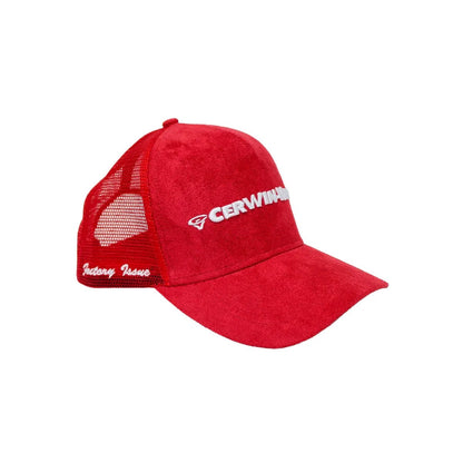 Cerwin-Vega Suede Trucker Hat (Factory Issue) - CVMFI - Cerwin Vega