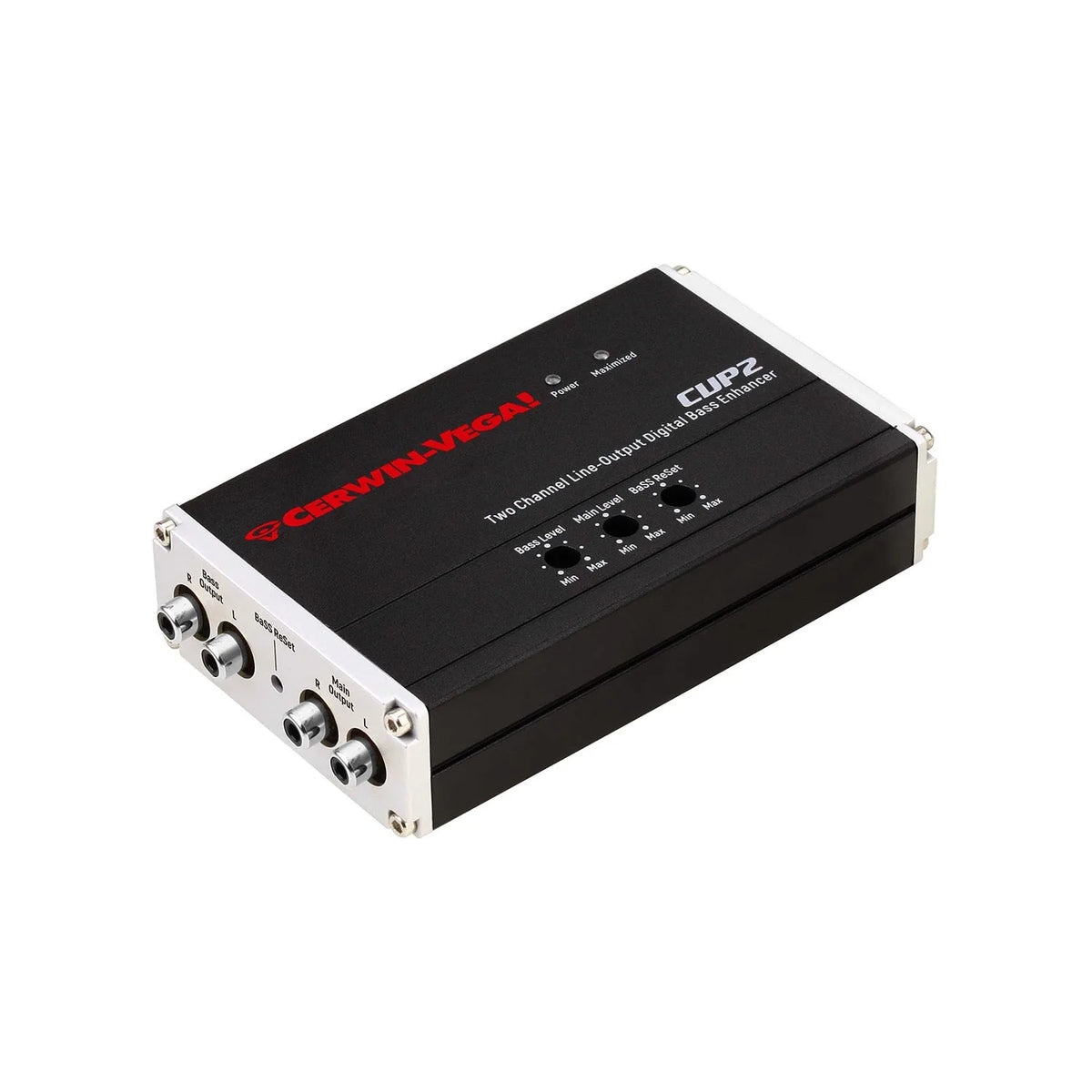 2 Channel Line Output Converter, Digital Bass Enhancer, Includes Remote Control - CVP2 - Cerwin Vega