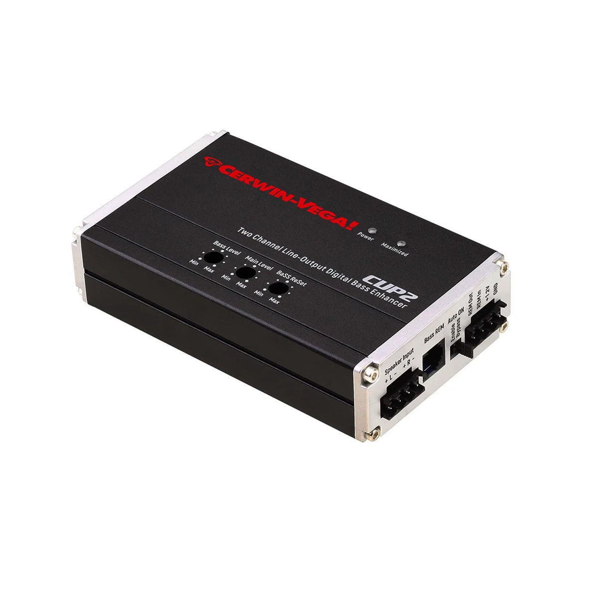 2 Channel Line Output Converter, Digital Bass Enhancer, Includes Remote Control - CVP2 - Cerwin Vega