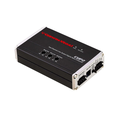 2 Channel Line Output Converter, Digital Bass Enhancer, Includes Remote Control - CVP2 - Cerwin Vega
