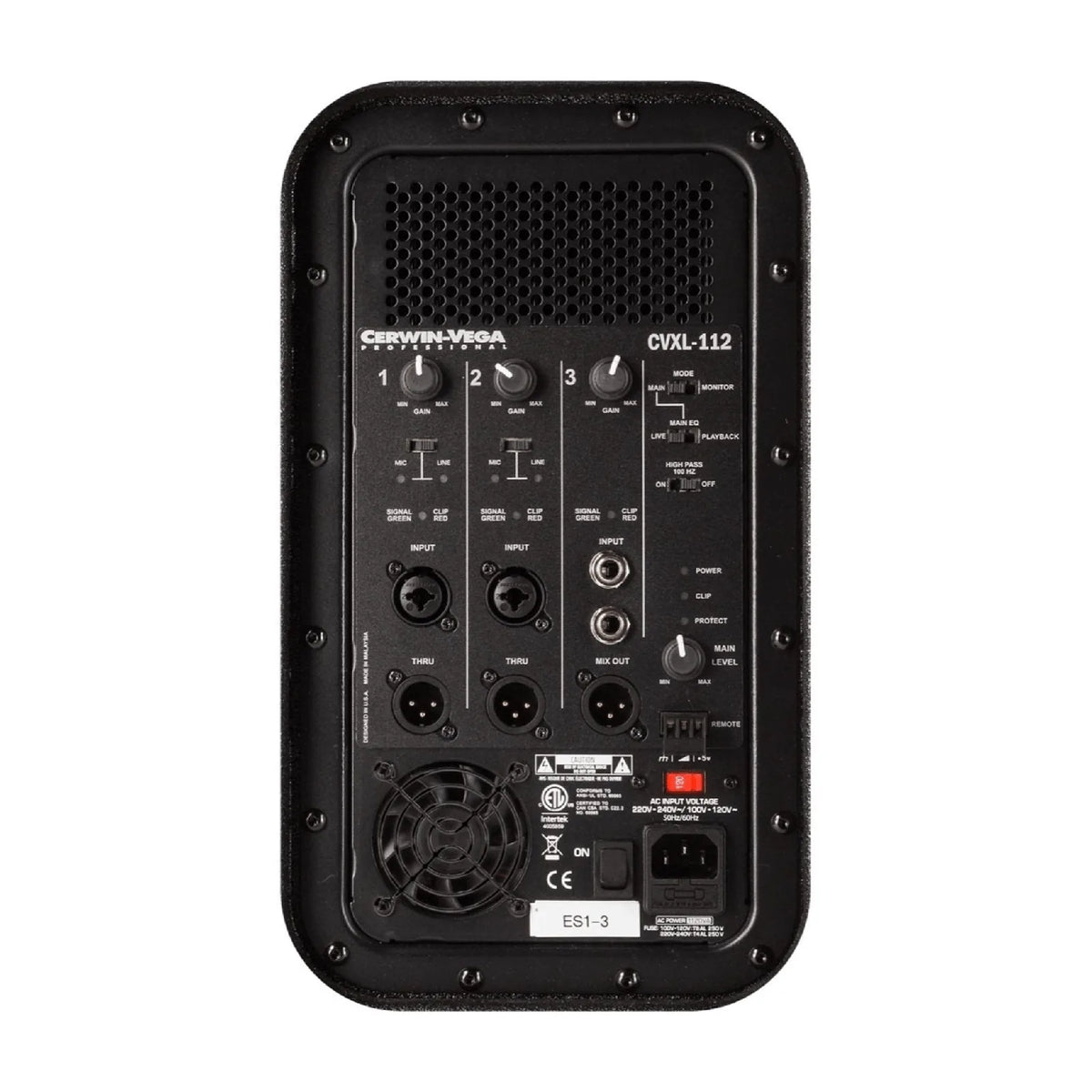 12" CVXL Series 2-Way Powered Loudspeaker - CVXL-112-NA - Cerwin Vega