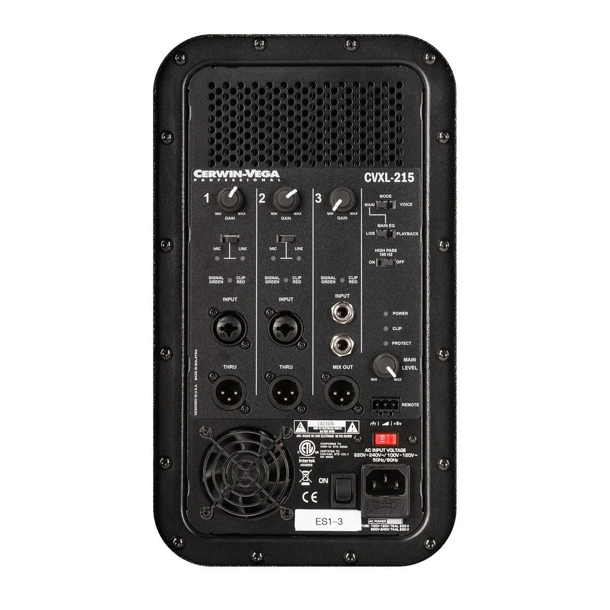 15" Dual CVXL Series 2-Way Powered Loudspeaker - CVXL-215-NA - Cerwin Vega