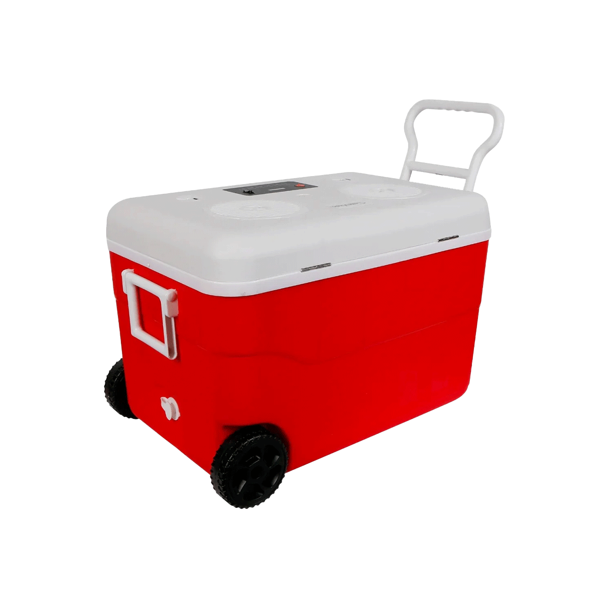 55QT Red Cooler with 6.5