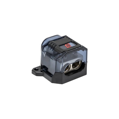 Distribution Block 1-1/0 Gauge Input w/4 Gauge Reducer/2-4 Gauge Outputs w/8 Gauge Reducer - DB124 - Cerwin Vega