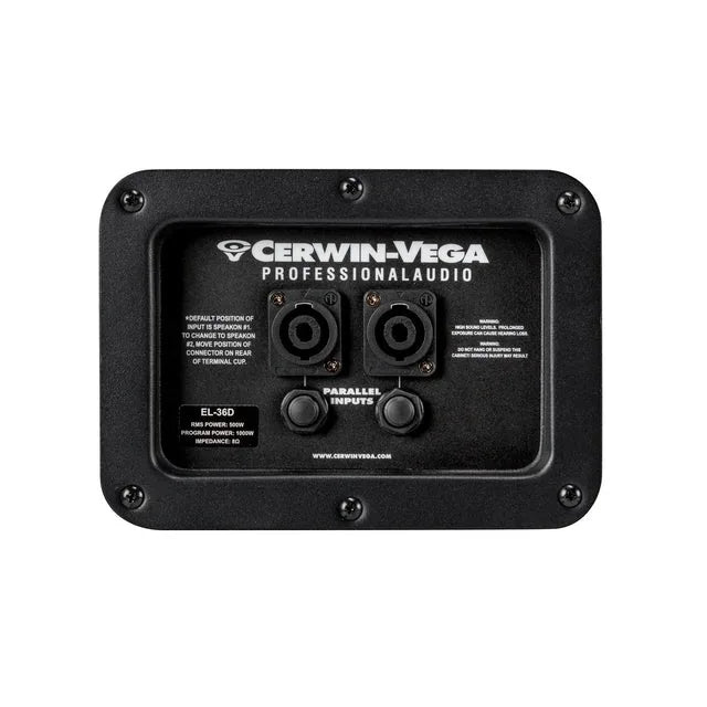 18" Passive Horn Subwoofer W/ Tour Shield - EL36D - Cerwin Vega