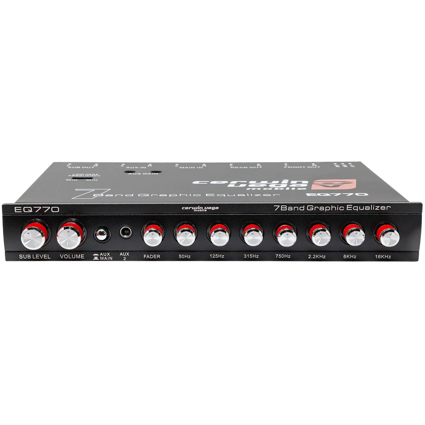 7 - Band Parametric EQ with AUX Input - EQ770 - Cerwin Vega