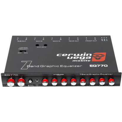 7-Band Parametric EQ with AUX Input - EQ770 - Cerwin Vega