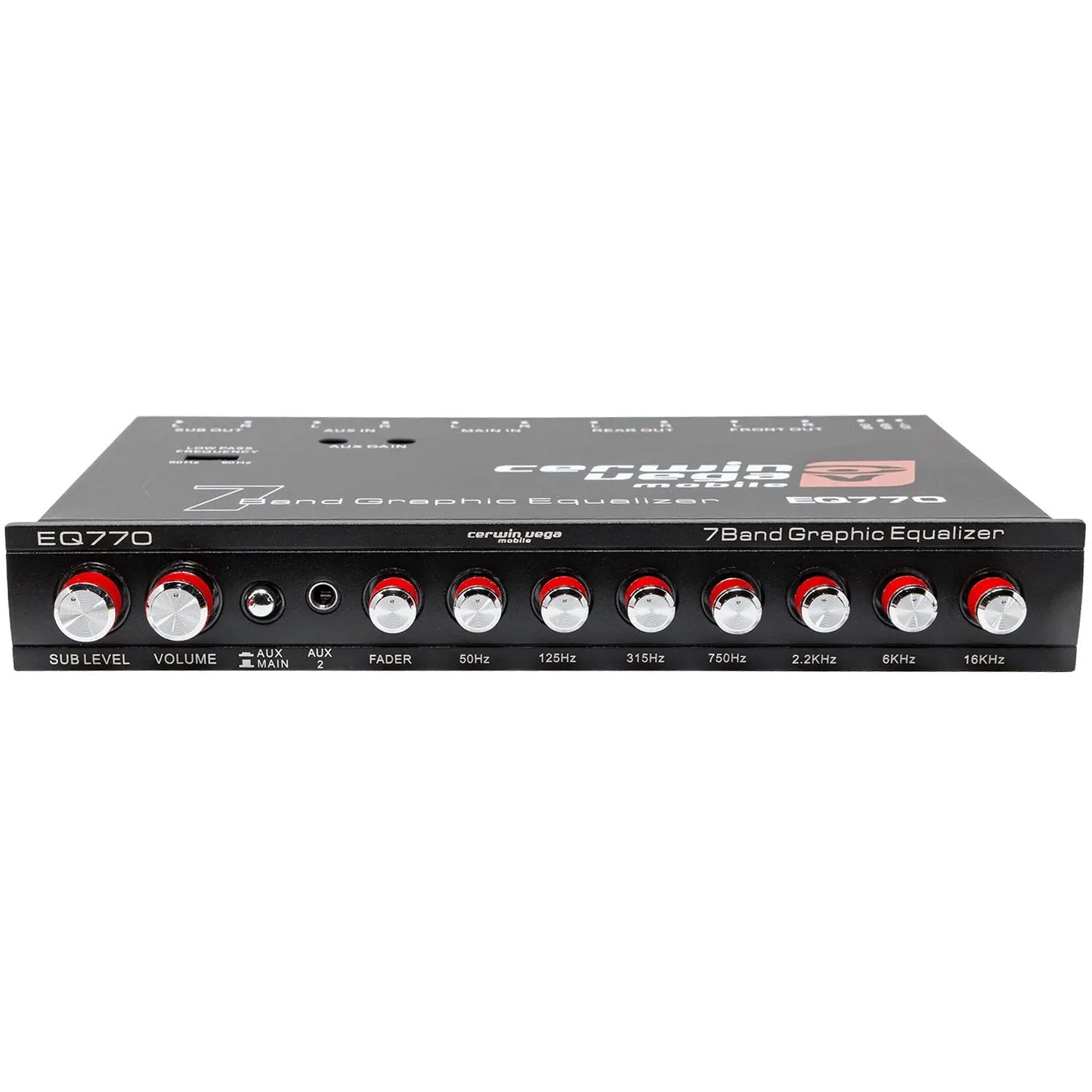 7-Band Parametric EQ with AUX Input - EQ770 - Cerwin Vega