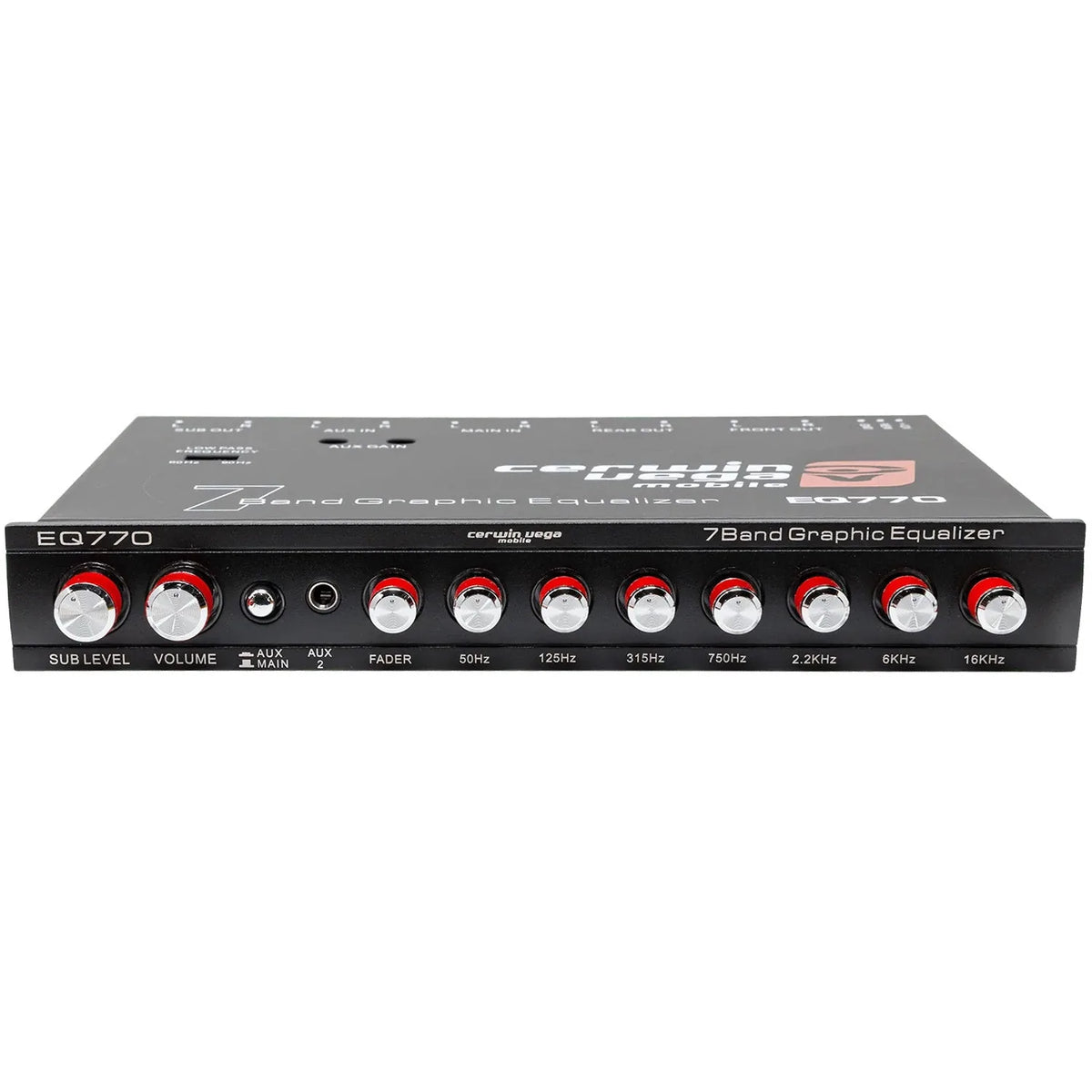 7-Band Parametric EQ with AUX Input - EQ770 - Cerwin Vega
