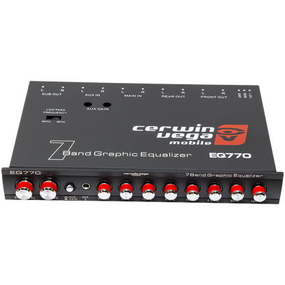 7-Band Parametric EQ with AUX Input - EQ-770