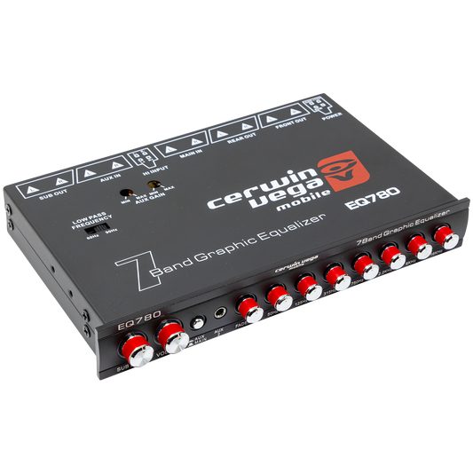 7-Band Parametric EQ with Auxiliary Input - EQ780