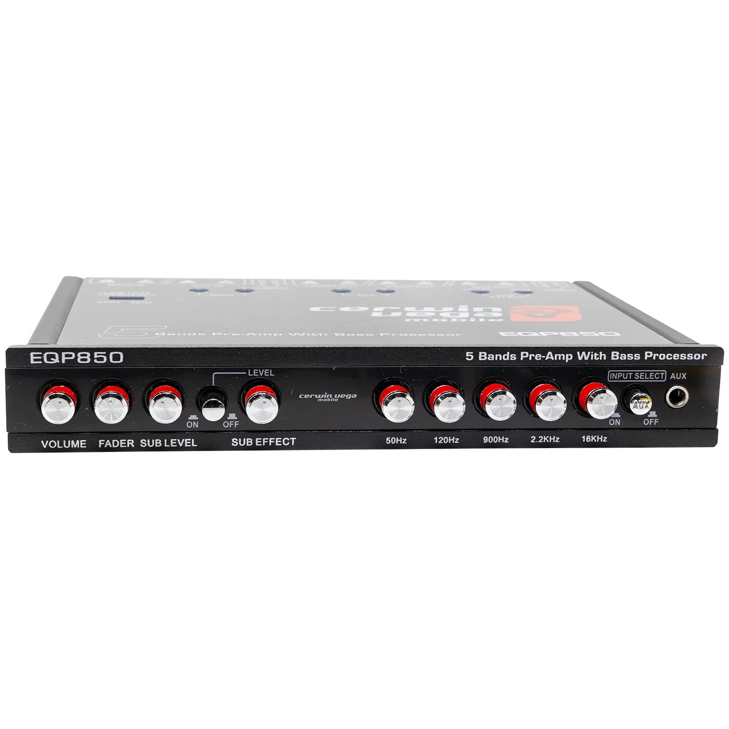 5-Band Pre-Amp Equalizer with Bass Processor