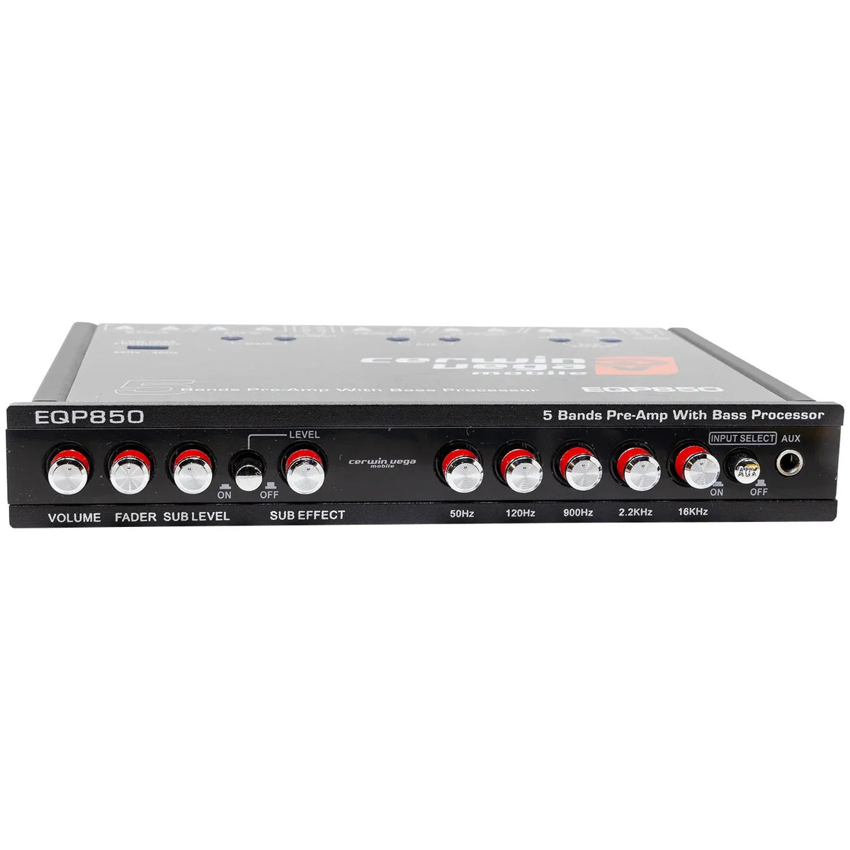 5-Band Pre-Amp Equalizer with Bass Processor - EQP850 - Cerwin Vega
