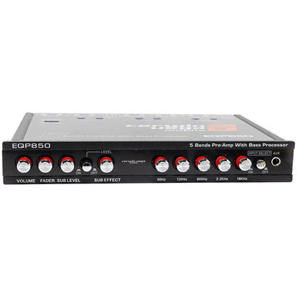 5-Band Pre-Amp Equalizer with Bass Processor - EQP850 - Cerwin Vega