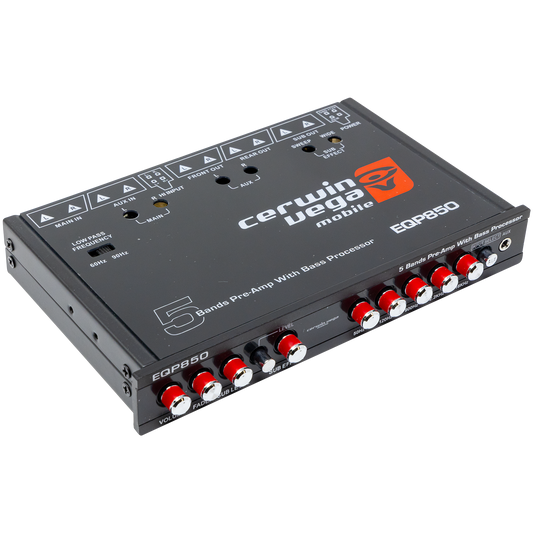5 Band Pre-Amp Equalizer with Bass Processor - EQP850