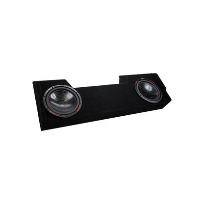 Double 10" Shallow Subwoofer Enclosure for 2019-Up RAM Crew Cab with H10DV2 - H10DV2MDG210RB - Cerwin Vega