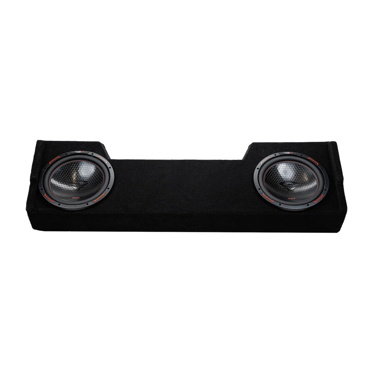 Double 10" Shallow Subwoofer Enclosure for 2019-Up RAM Crew Cab with H10DV2 - H10DV2MDG210RB - Cerwin Vega