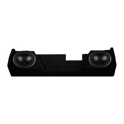 Dual 10" Subwoofer Enclosure for 2014-Up CHEVY+GMC 3500 with H10DV2 - H10DV2MDV210NS