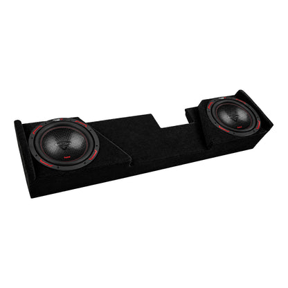 Dual 10" Subwoofer Enclosure for 2014-Up CHEVY+GMC 3500 with H10DV2 - H10DV2MDV210NS