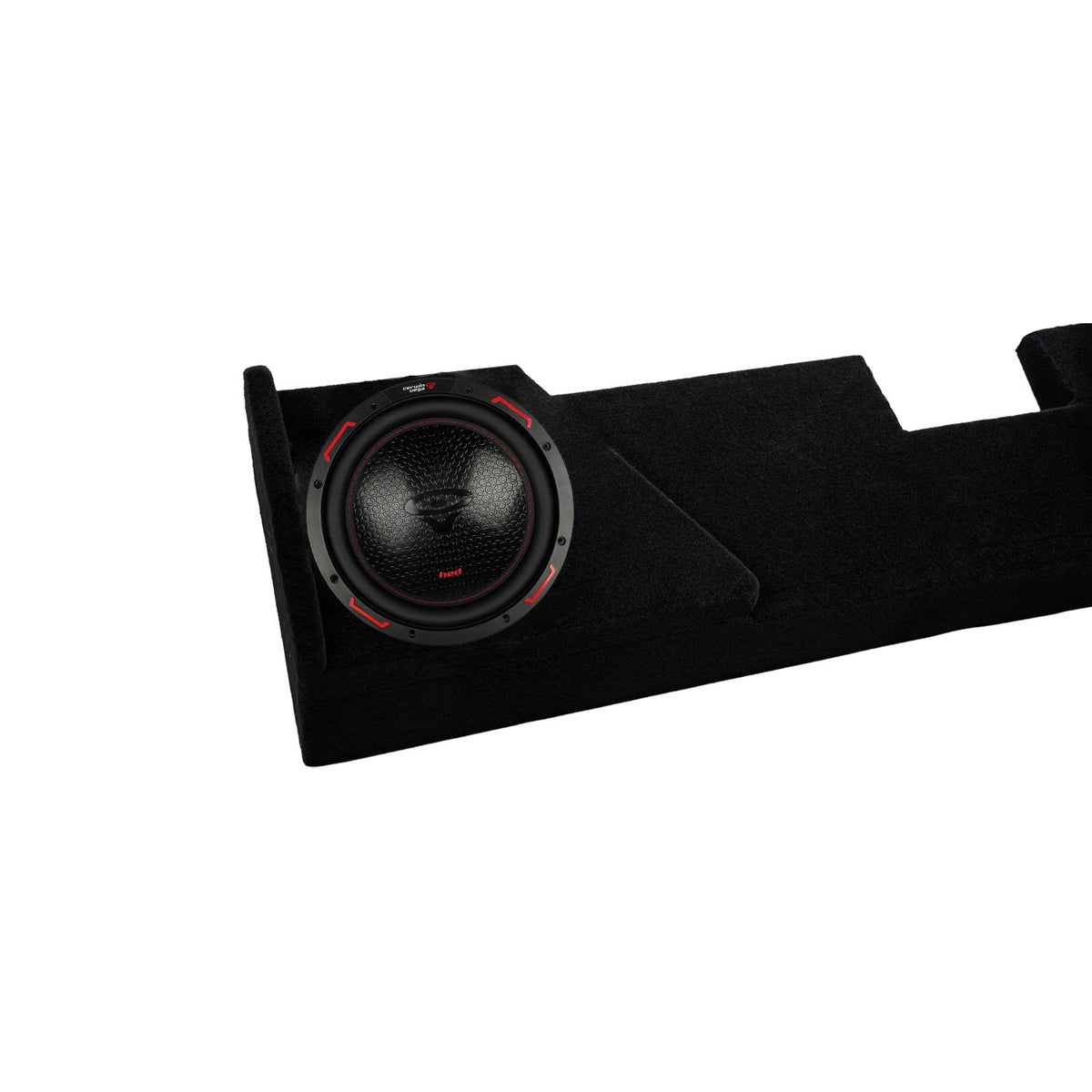 Dual 10" Subwoofer Enclosure for 2014-Up CHEVY+GMC 3500 with H10DV2 - H10DV2MDV210NS
