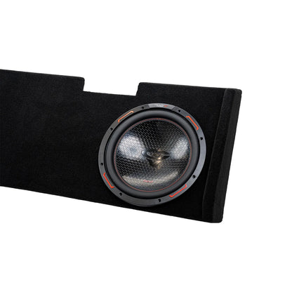 Dual 10" Sealed Subwoofer Enclosure for 2019-Up Chevy Silverado / GMC Sierra Extended / Crew Cab with H10DV2 - H10DV2MDV210RB - Cerwin Vega