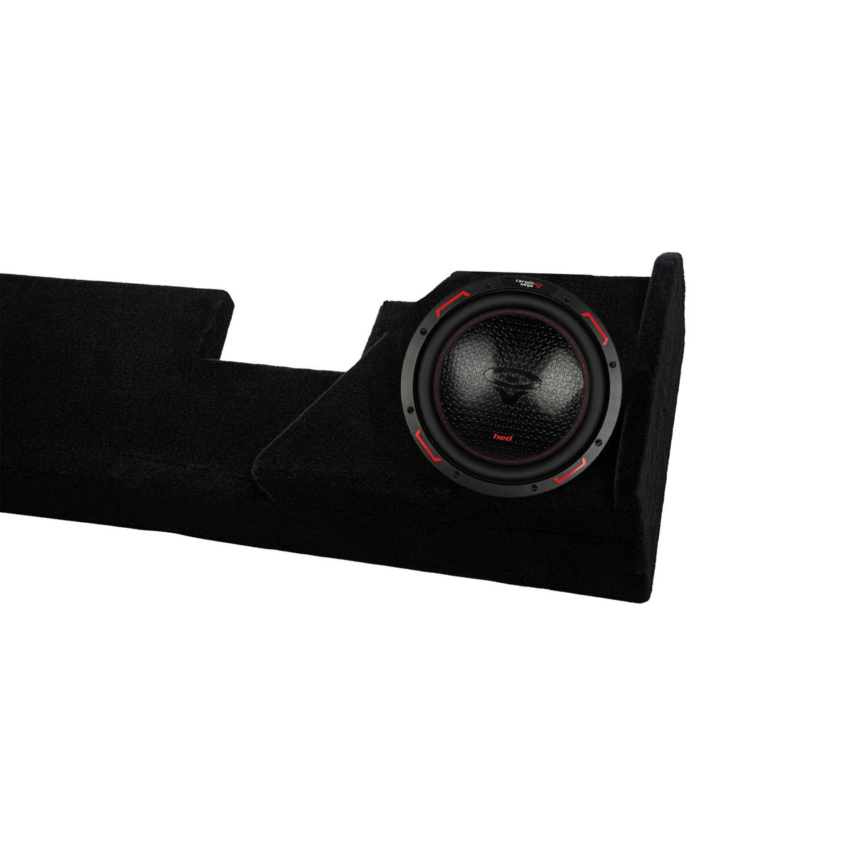 Dual 10" Subwoofer Enclosure for 2014-Up CHEVY+GMC 3500 with H10DV4 - H10DV4MDV210NS