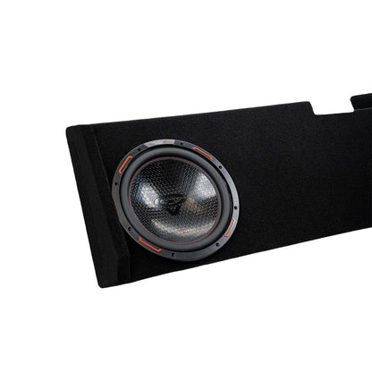 Dual 10" Sealed Subwoofer Enclosure for 2019-Up Chevy Silverado / GMC Sierra Extended / Crew Cab with H10DV4 - H10DV4MDV210RB - Cerwin Vega