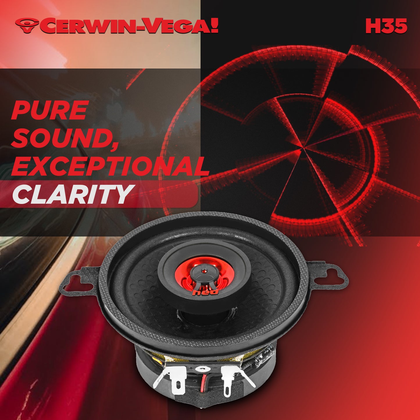 H35 - HED 2025 Edition 3.5” 2-Way Coaxial Full Range Speaker Set