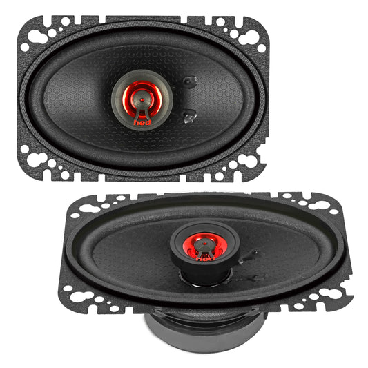 H46 - HED 2025 Edition 4"x6” 2-Way Coaxial Full Range Speaker Set