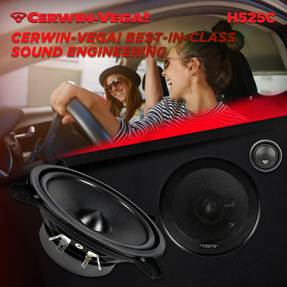 H525C - HED 2025 Edition 5.25” 2-Way Component Full Range Speaker Set