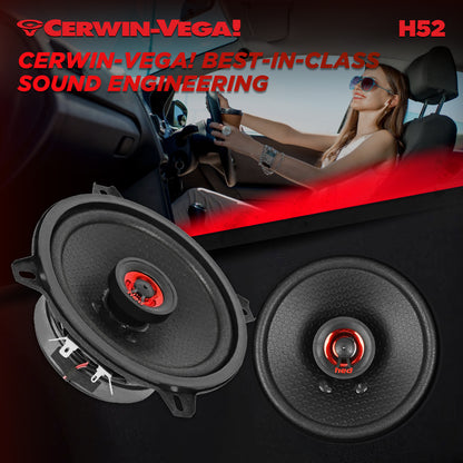 H52 - HED 2025 Edition 5.25” 2-Way Coaxial Full Range Speaker Set