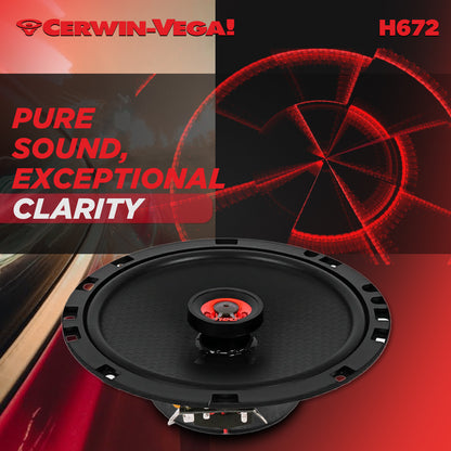 H672 - HED 2025 Edition - 6.75” 2-Way Coaxial Full Range Speaker Set