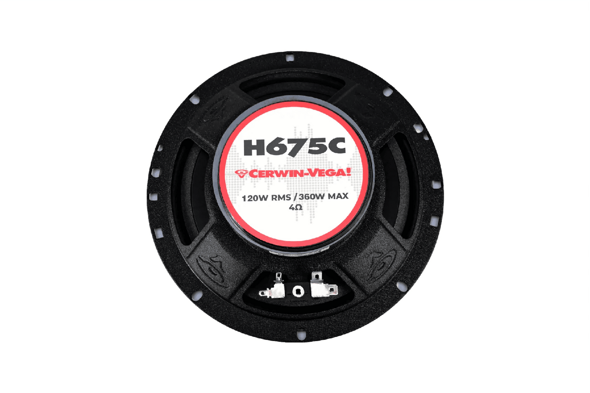6.75” HED 2-Way Component Full Range Speaker Set - H675C - Cerwin Vega