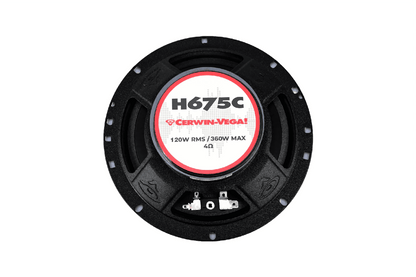 6.75” HED 2-Way Component Full Range Speaker Set - H675C - Cerwin Vega