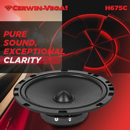 H675C - HED 2025 Edition 6.75” 2-Way Component Full Range Speaker Set
