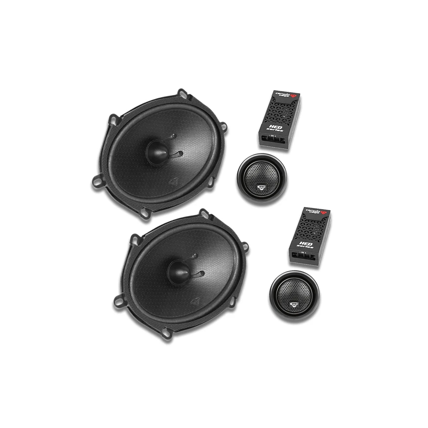 6"× 8” HED 2-Way Component Full Range Speaker Set - H68C - Cerwin Vega