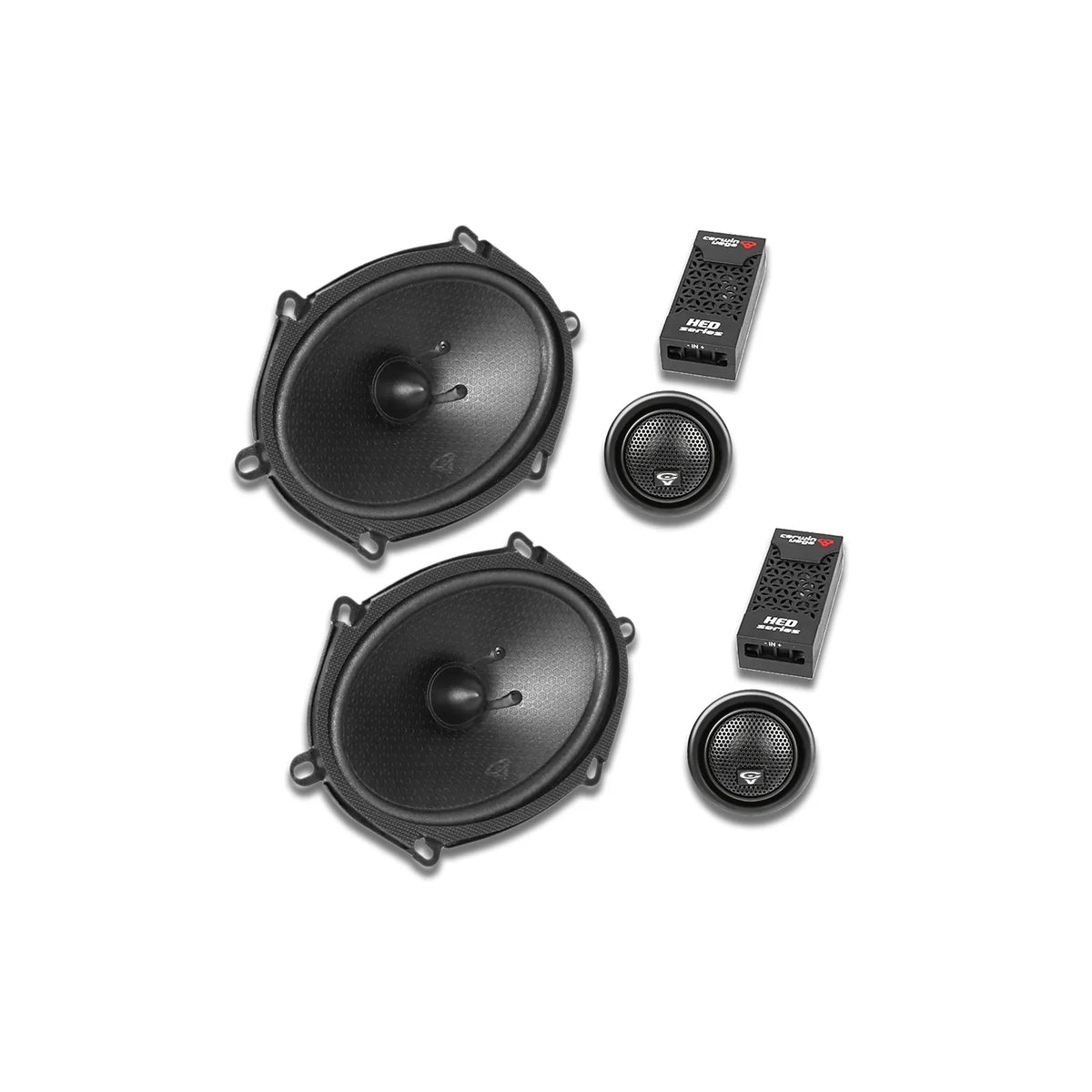 6"× 8” HED 2-Way Component Full Range Speaker Set - H68C - Cerwin Vega