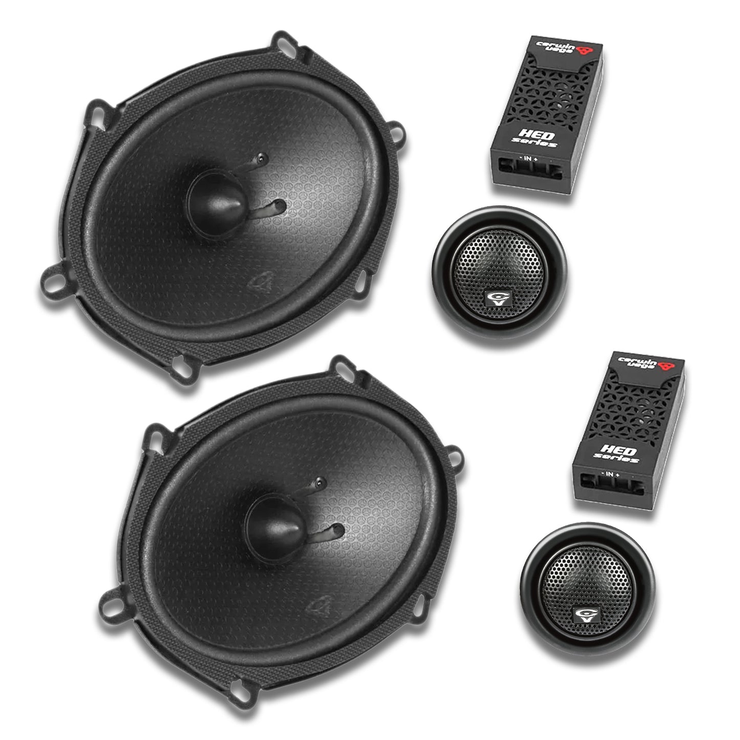 H68C - HED 2025 Edition 6"x8” 2-Way Component Full Range Speaker Set
