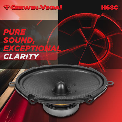 H68C - HED 2025 Edition 6"x8” 2-Way Component Full Range Speaker Set