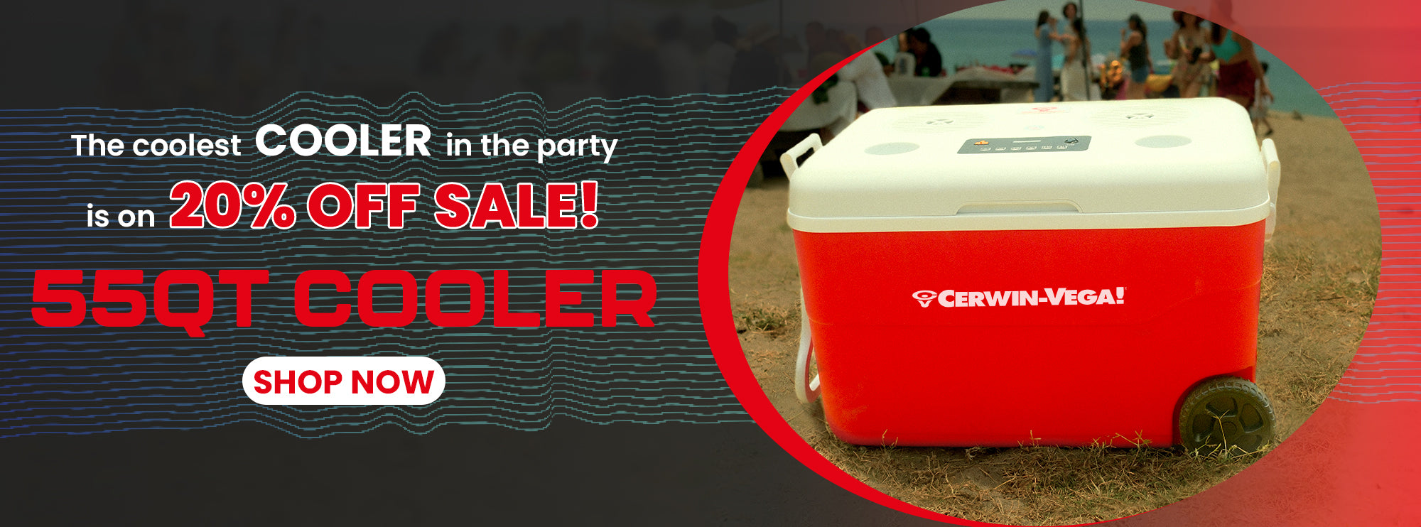 Orange Cooler with 6.5