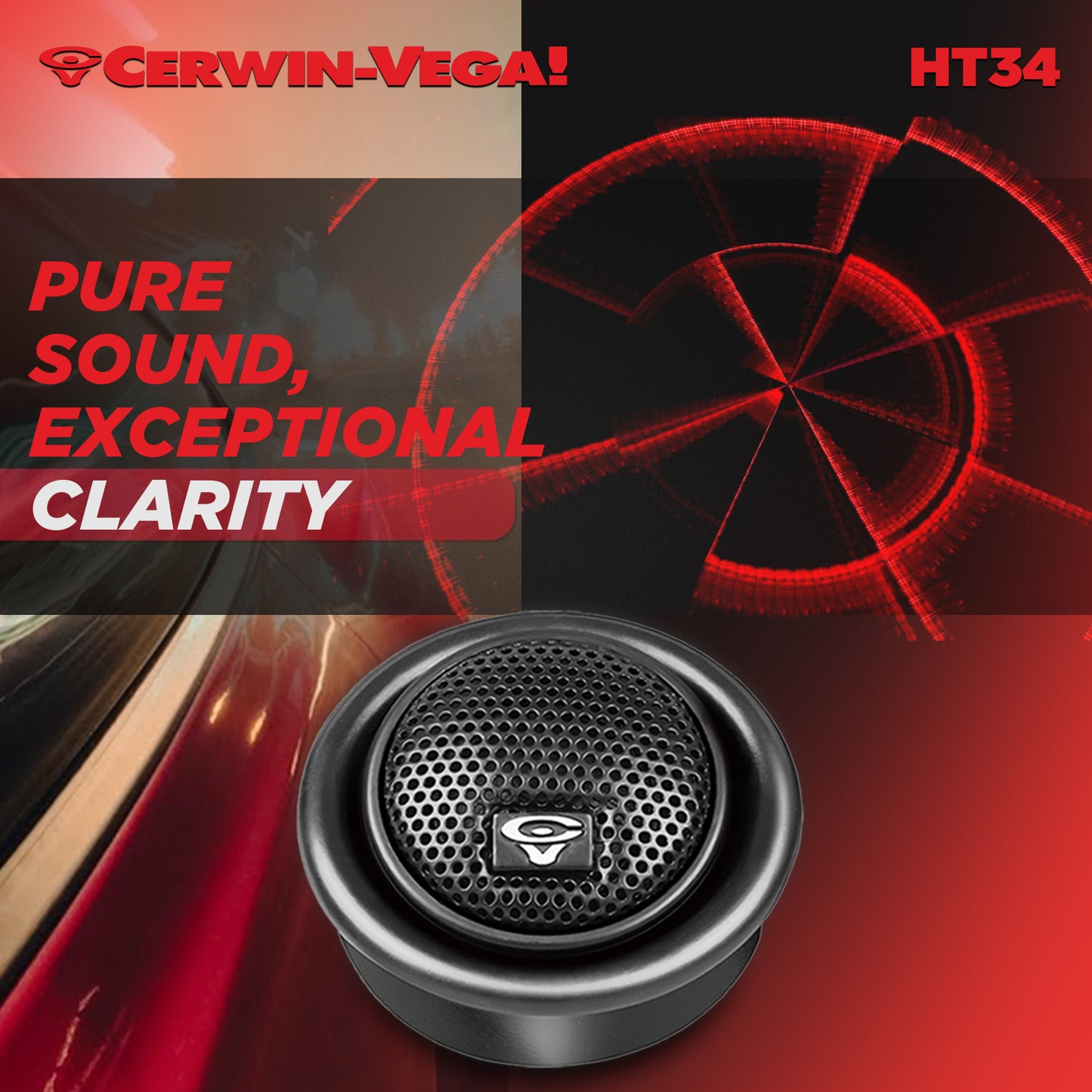 HT34 - HED 2025 Edition 3/4" Soft Dome Tweeter Kit (Pair)
